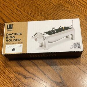 Umbra Silver Dachsie Ring Holder